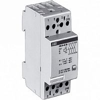 Модульный контактор  ESB24 4P 24А 400/24В AC/DC |  код.  GHE3291102R0001 |  ABB